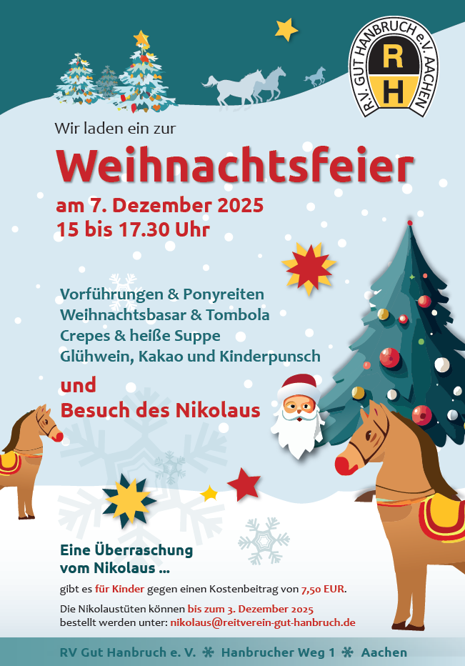 Plakat Weihnachtsfeier